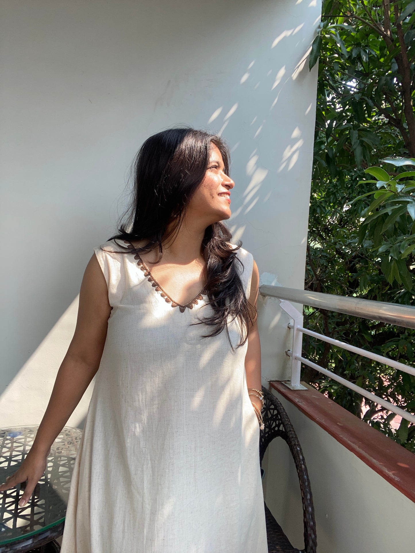 Oat Meadow Long Dress