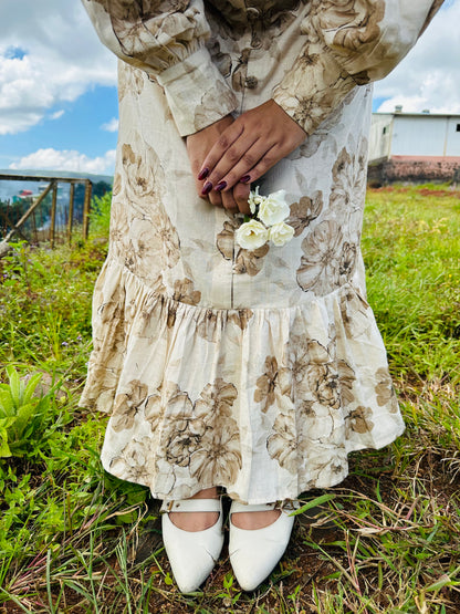 Almond Bloom Dress